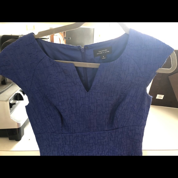 Tahari purple dress - Picture 2 of 3